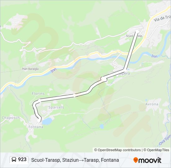 923 Bus Line Map