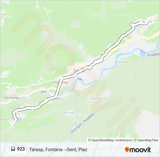923 Bus Line Map