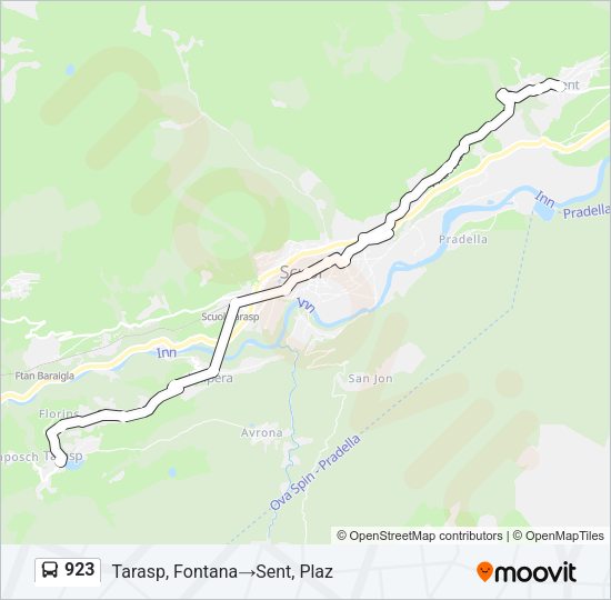 923 Bus Line Map