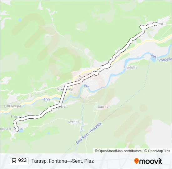 923 Bus Line Map