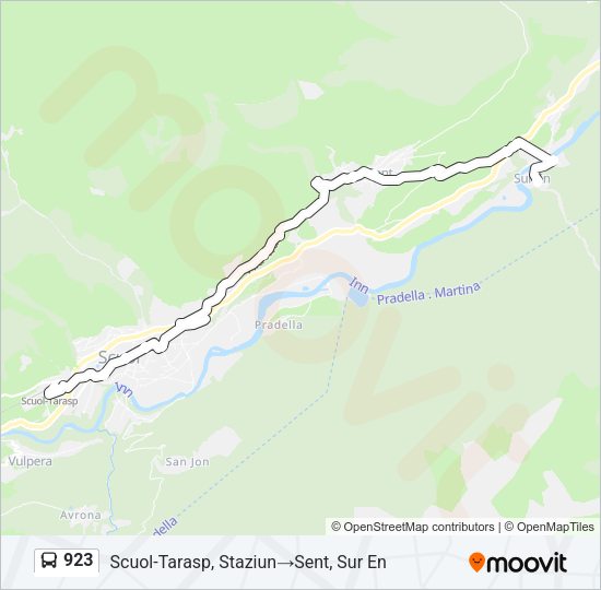 923 Bus Line Map