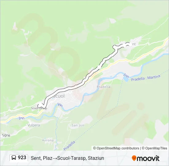 923 Bus Line Map