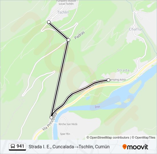 941 Bus Line Map