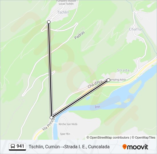941 Bus Line Map