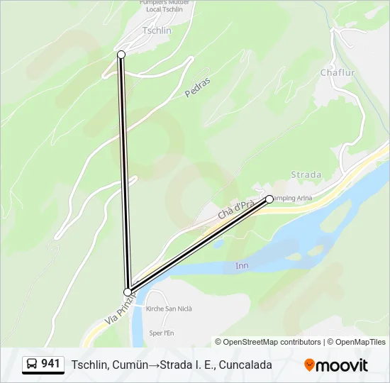 941 Bus Line Map