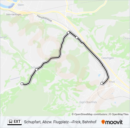 EXT Bus Line Map