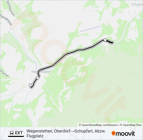 EXT Bus Line Map