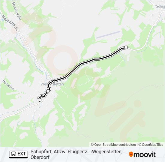 EXT Bus Line Map