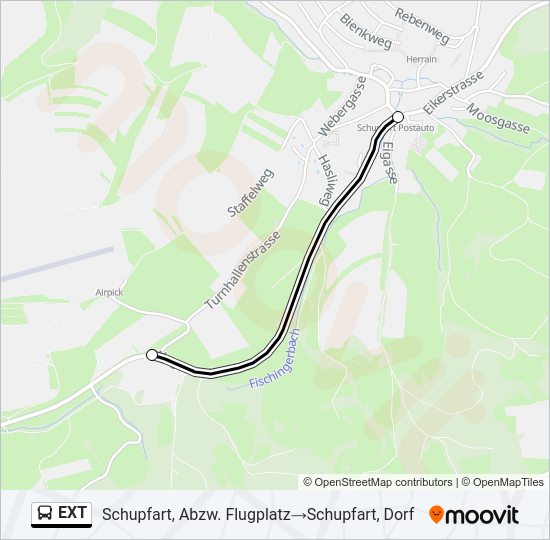 EXT Bus Line Map