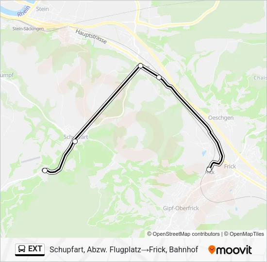 EXT Bus Line Map