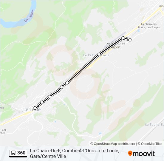 360 Bus Line Map