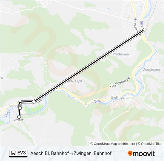 EV3 Bus Line Map