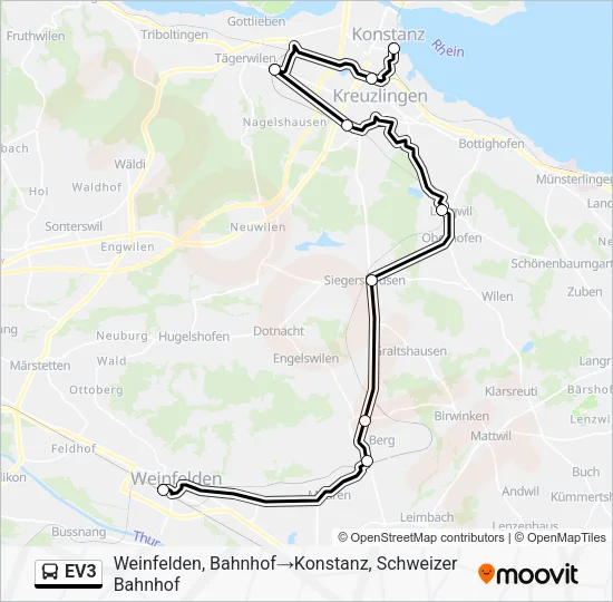 EV3 Bus Line Map