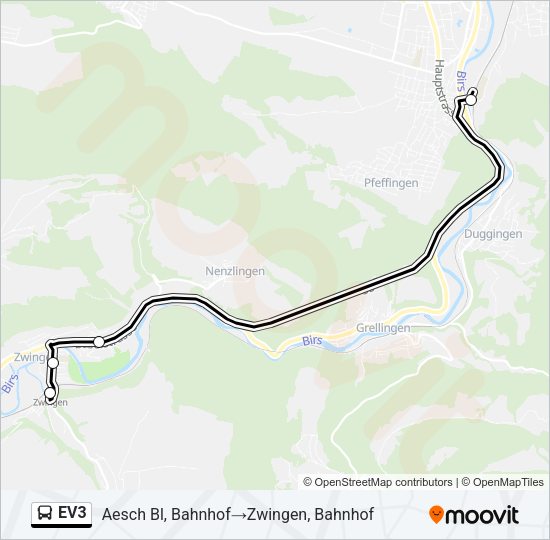 EV3 Bus Line Map