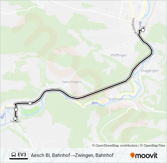 EV3 Bus Line Map