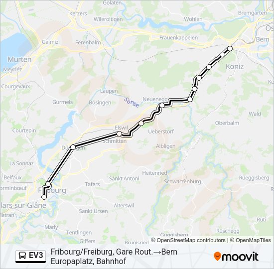 EV3 Bus Line Map
