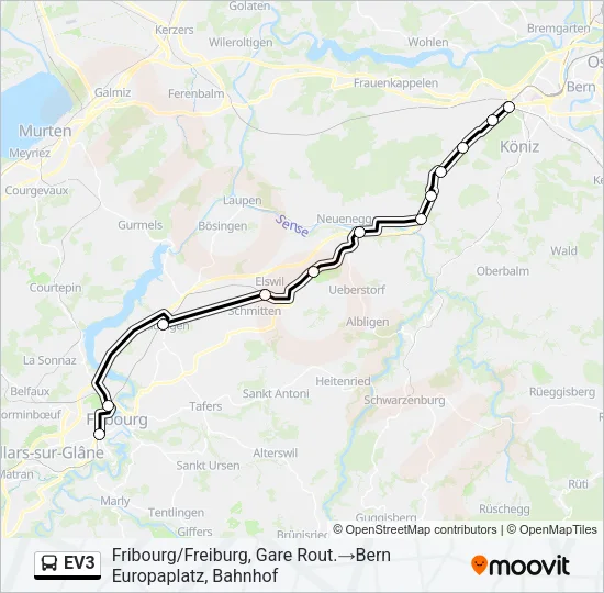 EV3 Bus Line Map