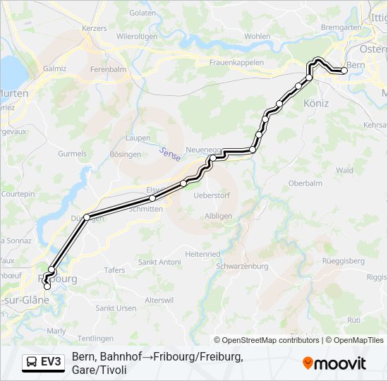 EV3 Bus Line Map
