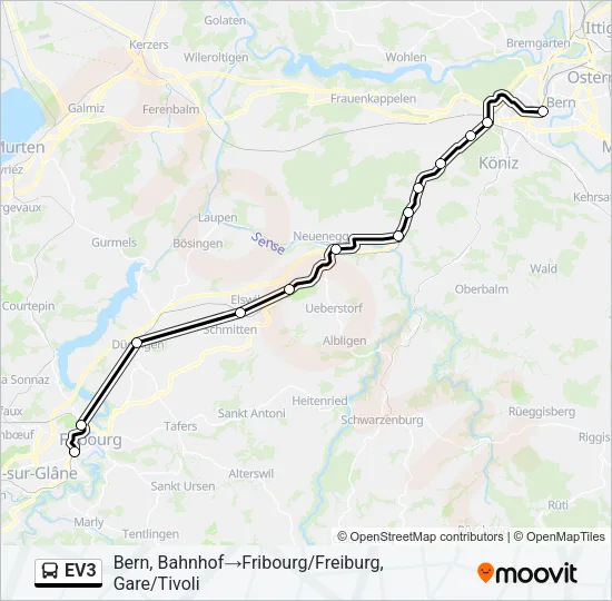 EV3 Bus Line Map