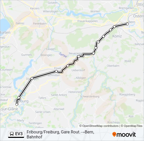 EV3 Bus Line Map