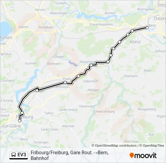 EV3 Bus Line Map