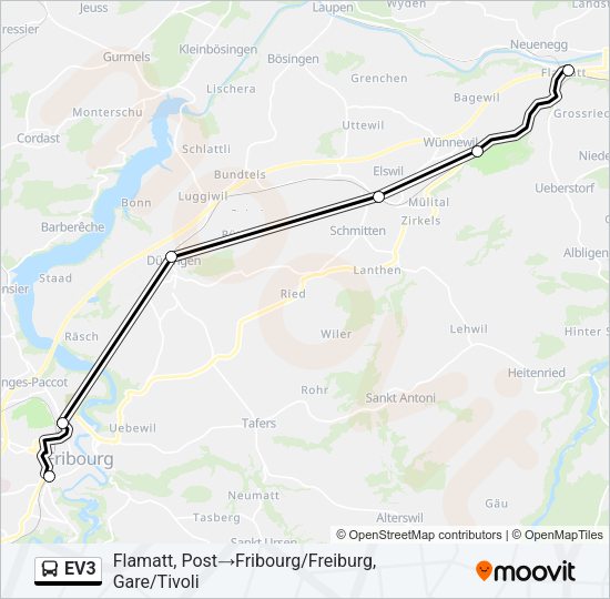 EV3 Bus Line Map