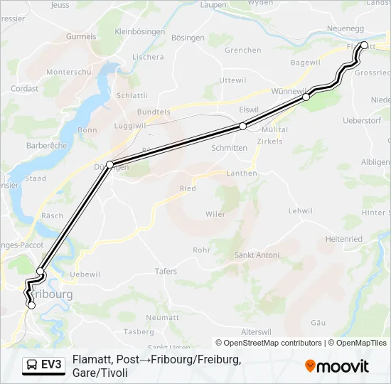 EV3 Bus Line Map
