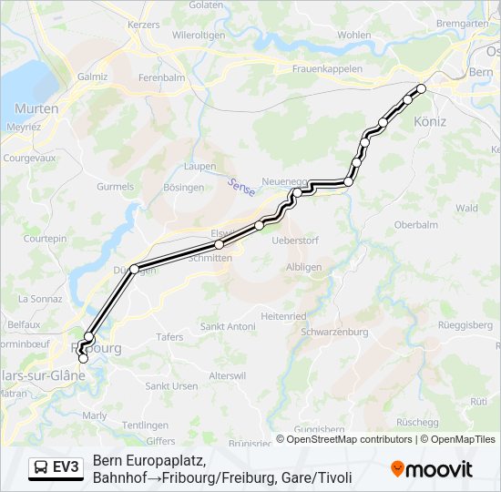 EV3 Bus Line Map