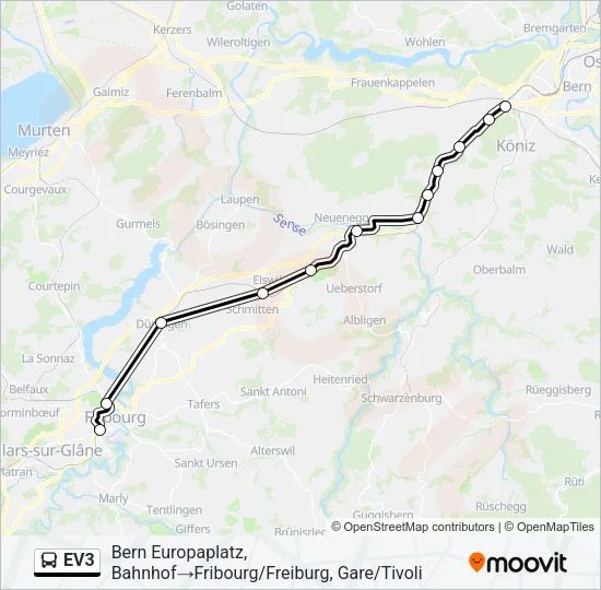EV3 Bus Line Map