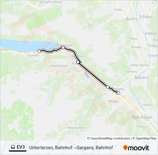 EV3 Bus Line Map