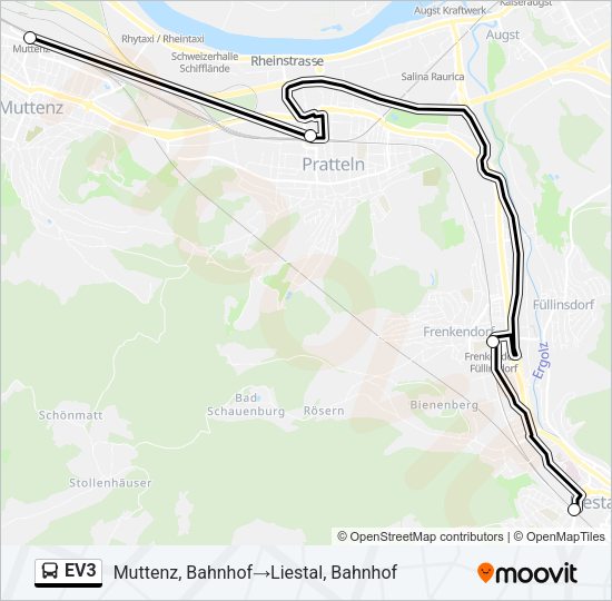 EV3 Bus Line Map