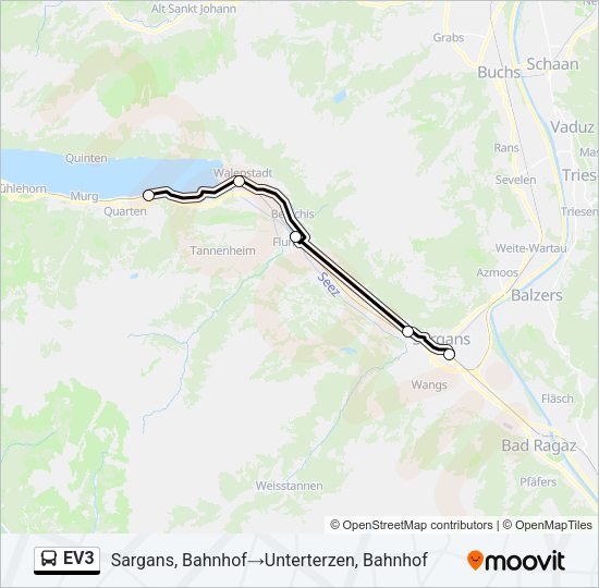 EV3 Bus Line Map
