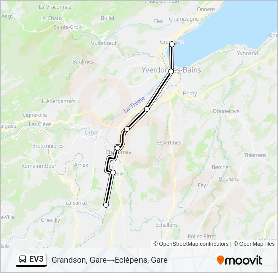 EV3 Bus Line Map