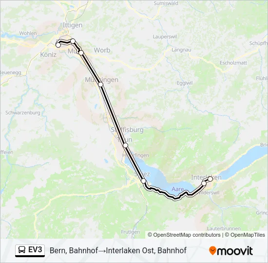 EV3 Bus Line Map
