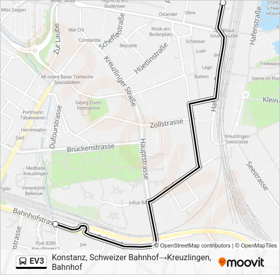 EV3 Bus Line Map