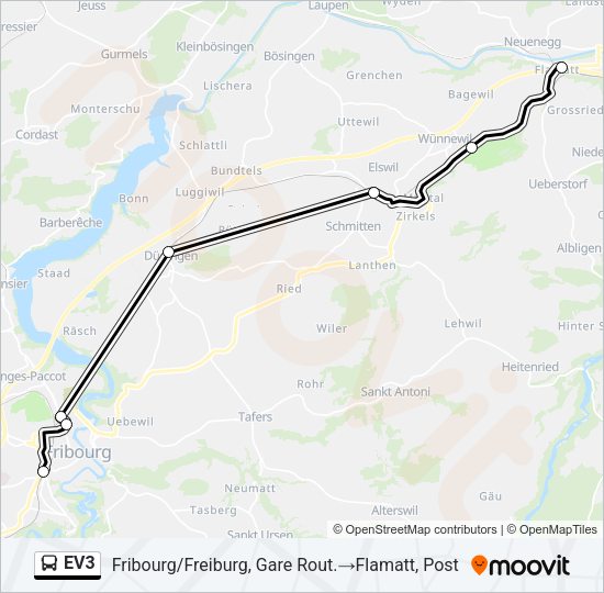 EV3 Bus Line Map