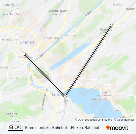 EV3 Bus Line Map