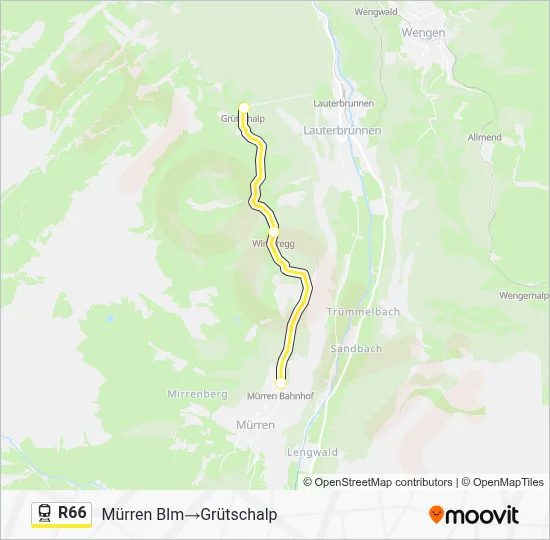 R66 Train Line Map