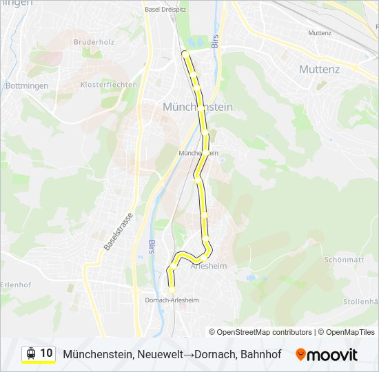 10 Light Rail Line Map