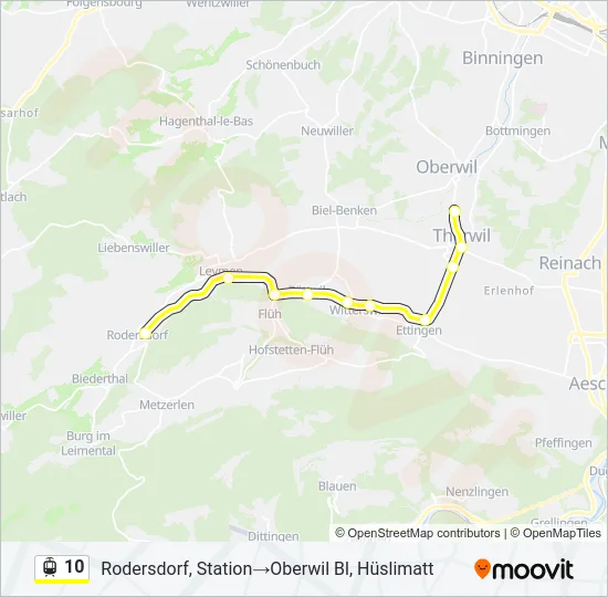 10 Light Rail Line Map