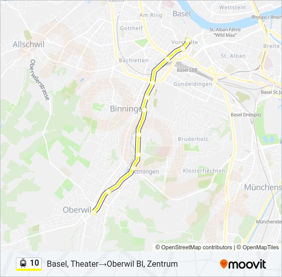 10 Light Rail Line Map