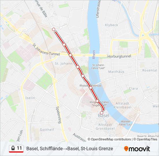 11 Light Rail Line Map