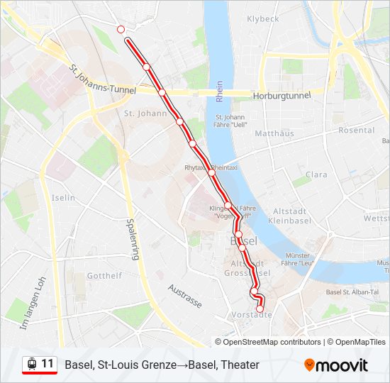 11 Light Rail Line Map