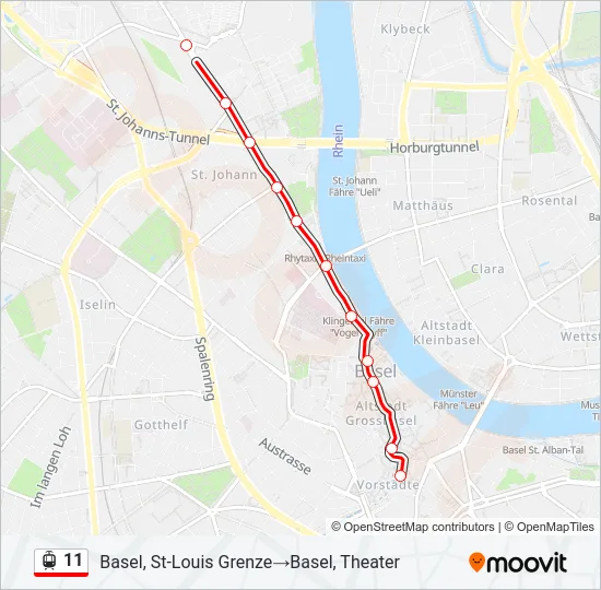 11 Light Rail Line Map