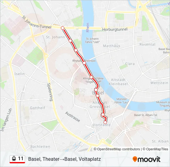 11 Light Rail Line Map