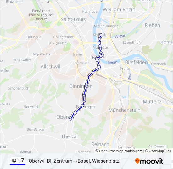 17 Light Rail Line Map