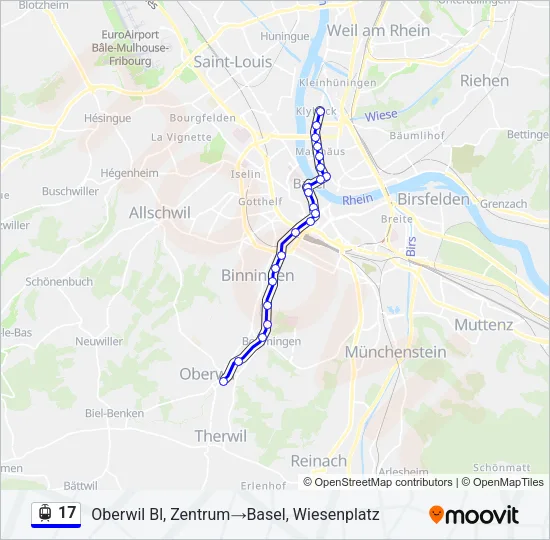 17 Light Rail Line Map