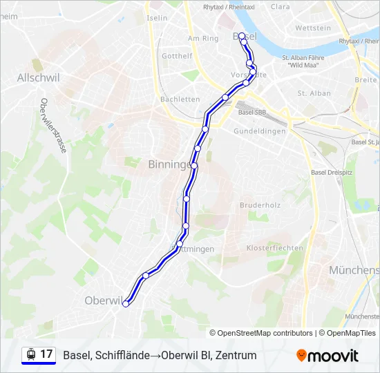 17 Light Rail Line Map