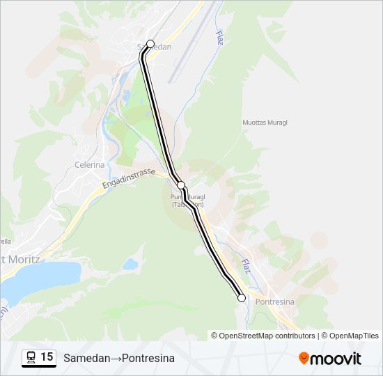 15 Train Line Map