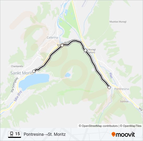 15 Train Line Map
